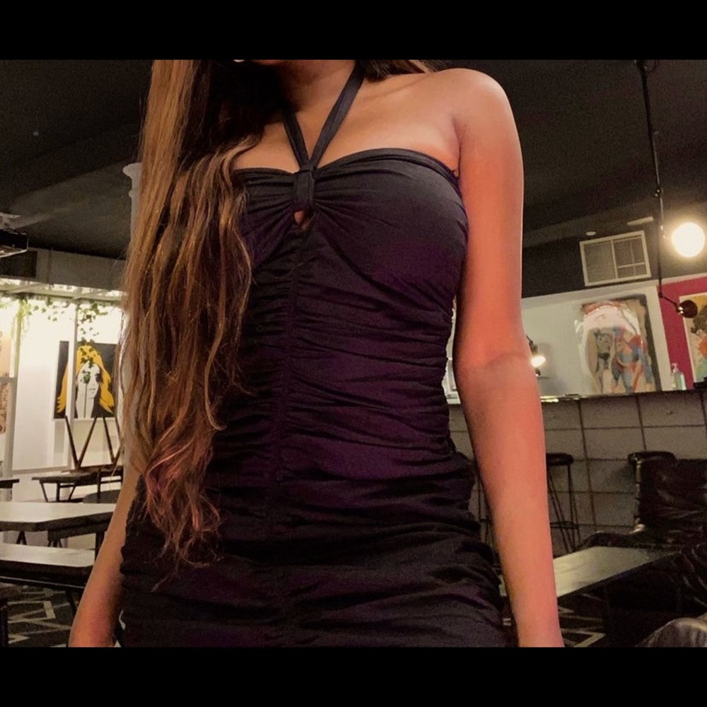 Zara Strapless Halter Dress